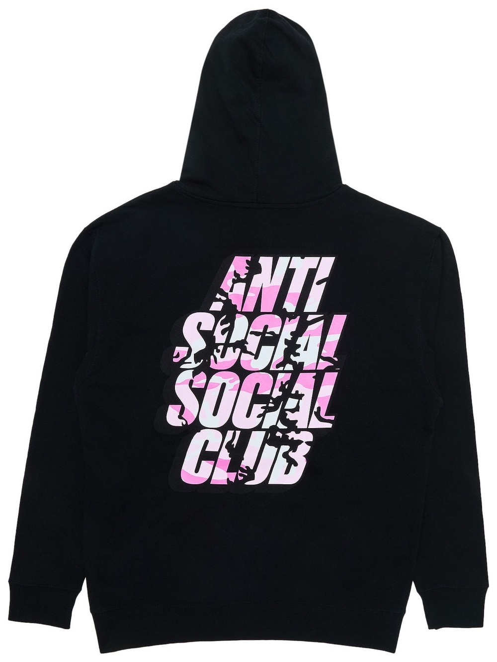 Anti Social Social Club Blocked Pink Camo Hoodie
